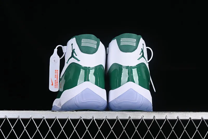 All categories Air Jordan Jordan series basketball shoes Air Jordan 11 Air Jordan 11 Retro "White And Green" AJ11 Joe 11 patent leather white and green CT8012-113